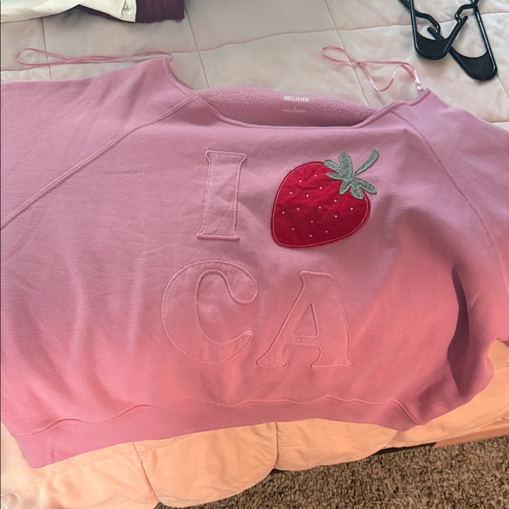 Pink Strawberry Sweatshirt